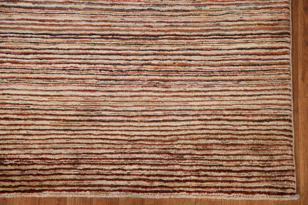 Striped Gabbeh Kashkoli Oriental Area Rug 3x5