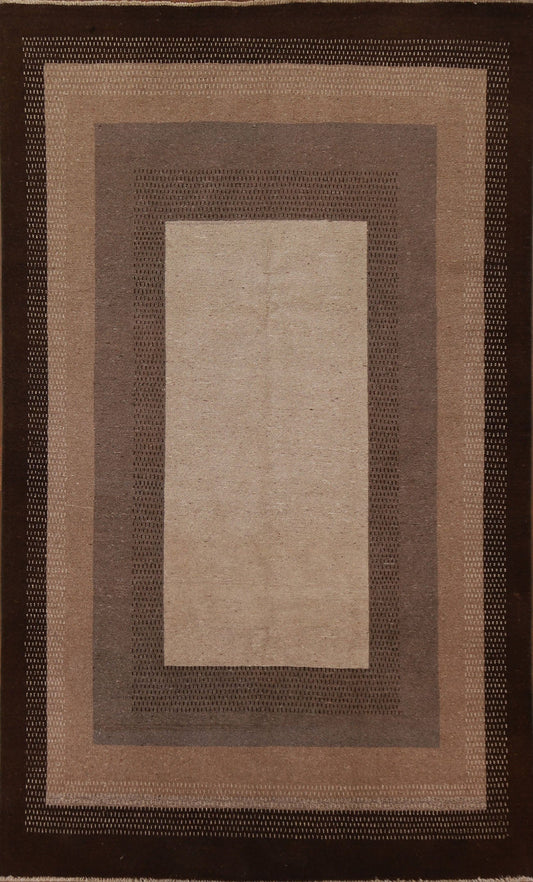 Gabbeh Kashkoli Modern Area Rug 6x10