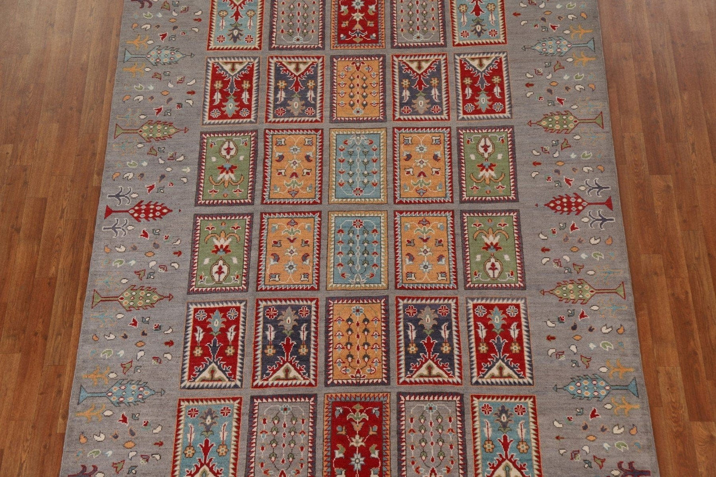 Hand-Knotted Wool Kazak Oriental Area Rug 7x10