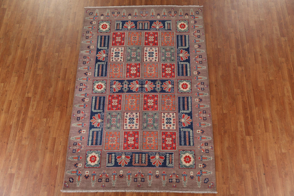 Garden Design Kazak Oriental Area Rug 6x9