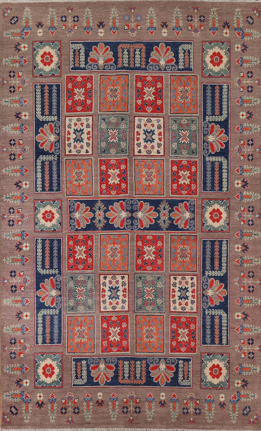 Garden Design Kazak Oriental Area Rug 6x9