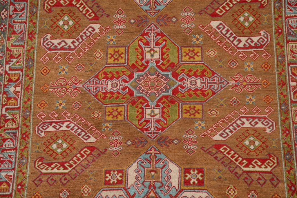 Geometric Kazak Oriental Area Rug 6x9