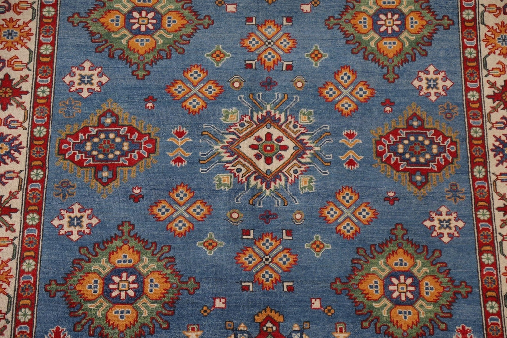 Blue Kazak Oriental Area Rug 6x9