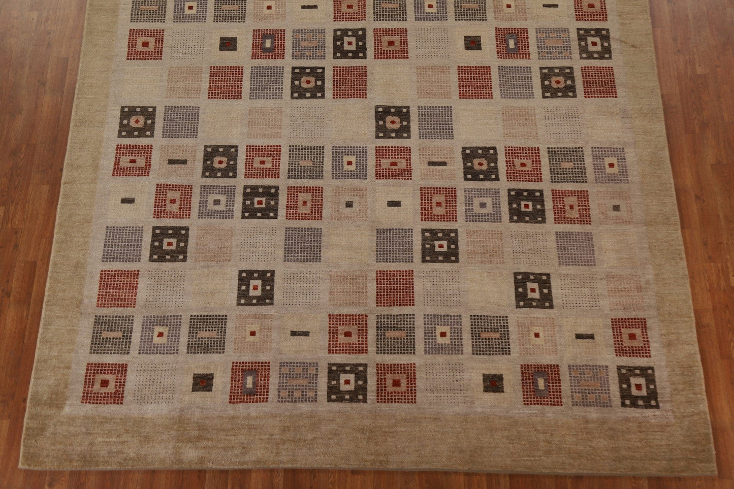 All-Over Gabbeh Kashkoli Oriental Area Rug 9x12