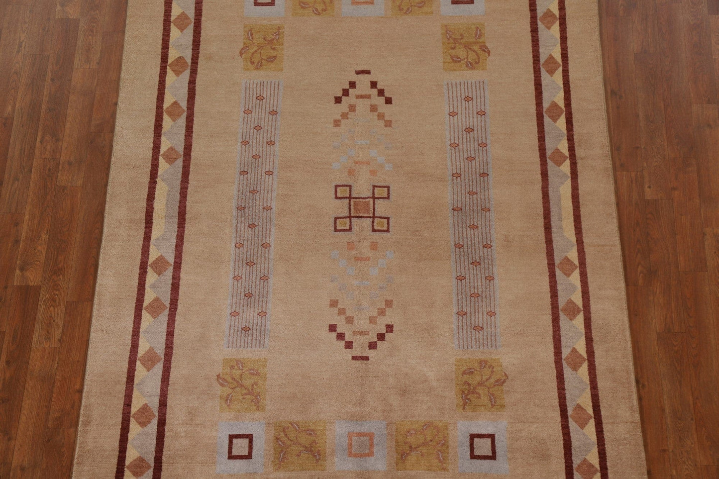 Handmade Gabbeh Kashkoli Oriental Area Rug 5x9