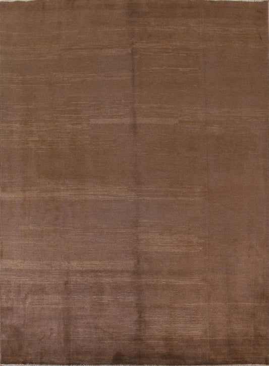 Brown Gabbeh Kashkoli MOdern Area Rug 8x10