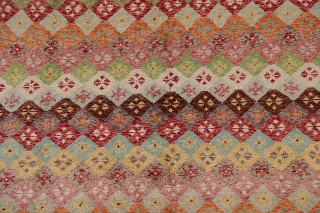 Geometric Oushak Oriental Area Rug 7x10