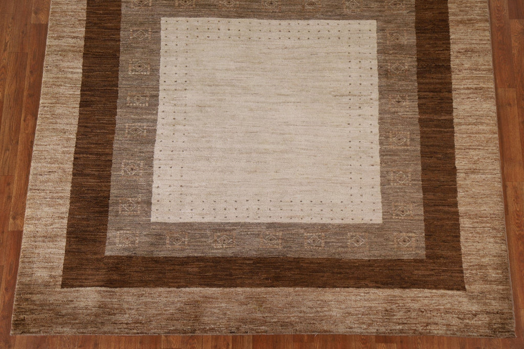 Geometric Gabbeh Kashkoli Square Area Rug 6x6