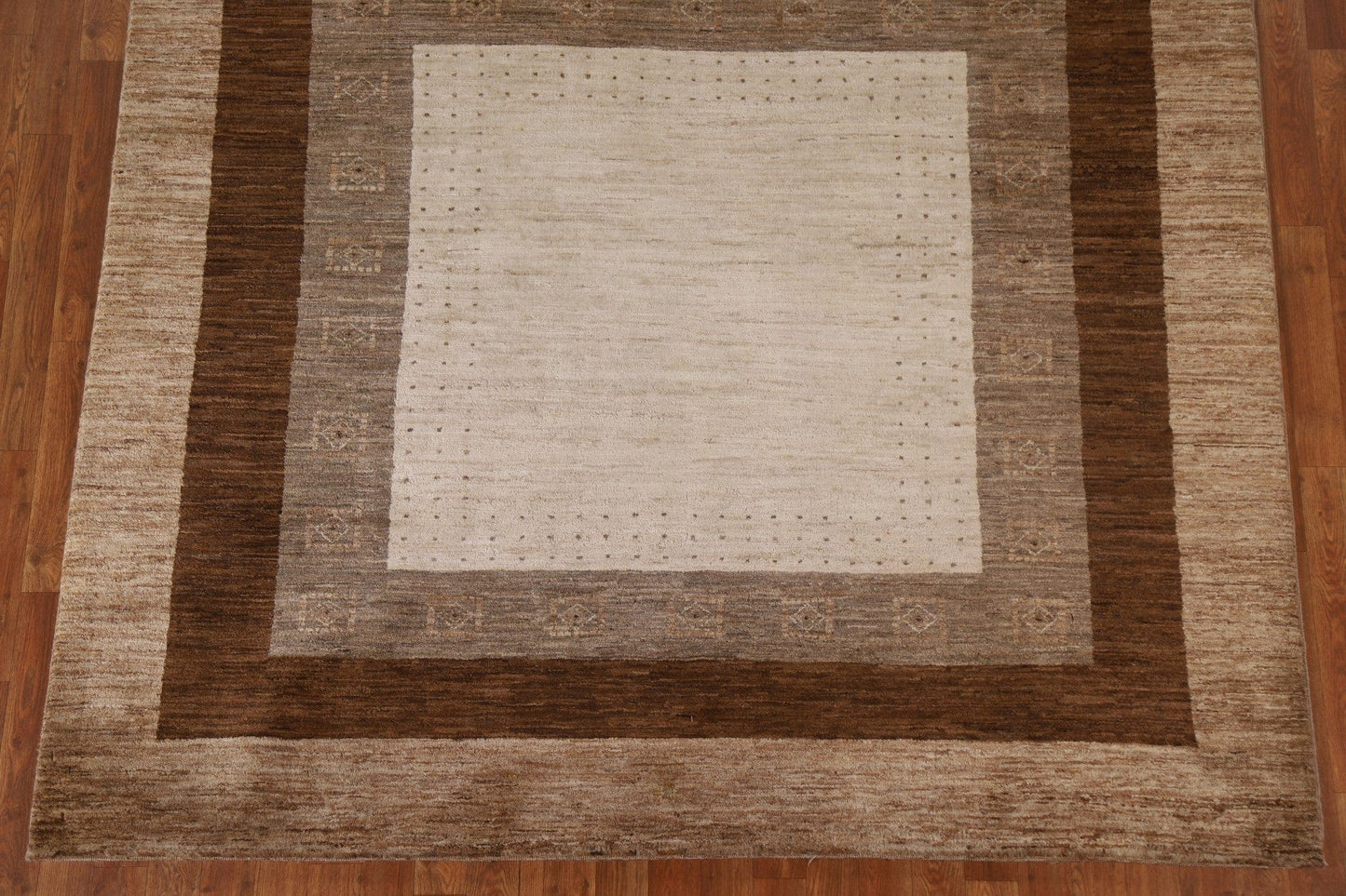 Geometric Gabbeh Kashkoli Square Area Rug 6x6