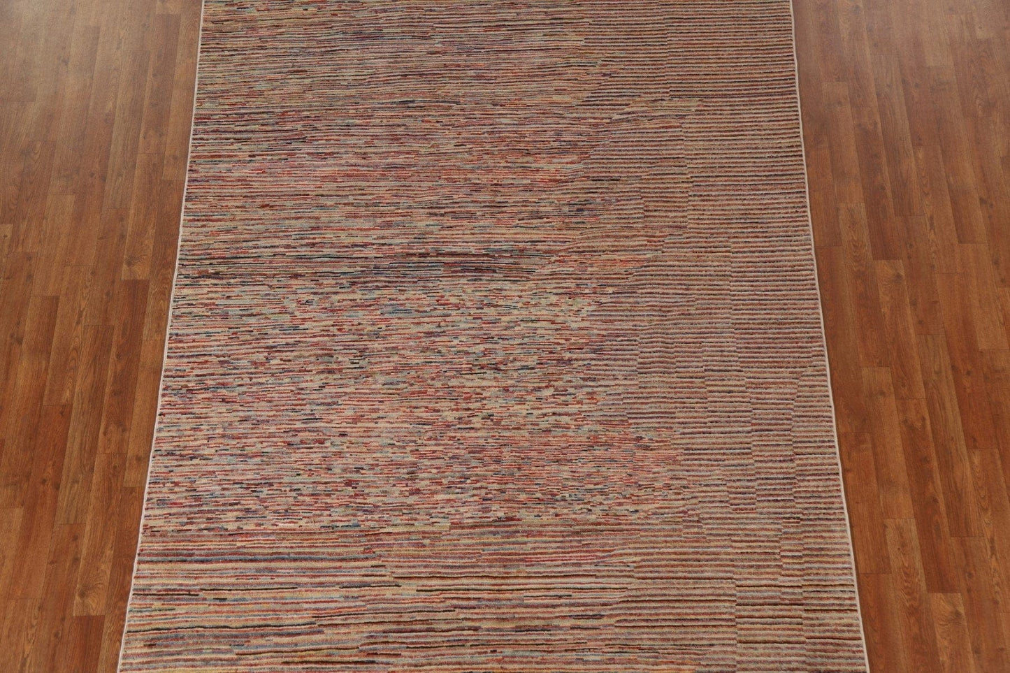 All-Over Gabbeh Kashkoli Striped Area Rug 6x10