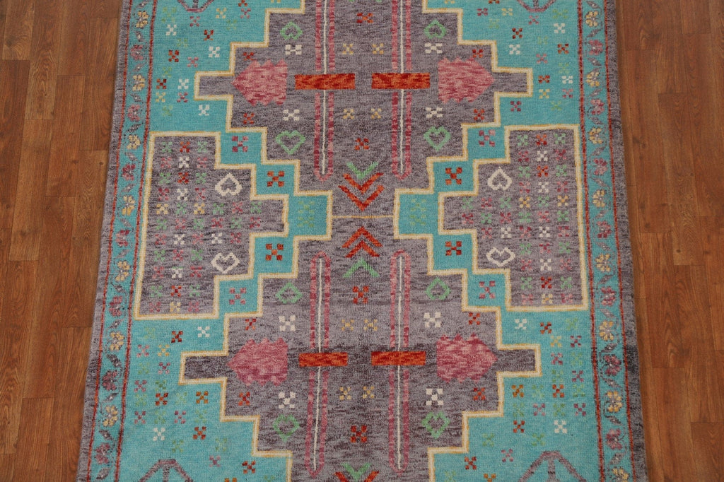 Geometric Oushak Oriental Area Rug 5x7