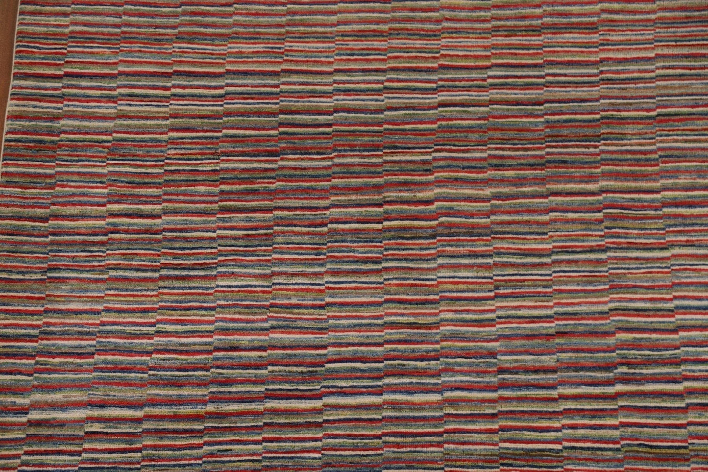 Striped Gabbeh Kashkoli Oriental Area Rug 6x8