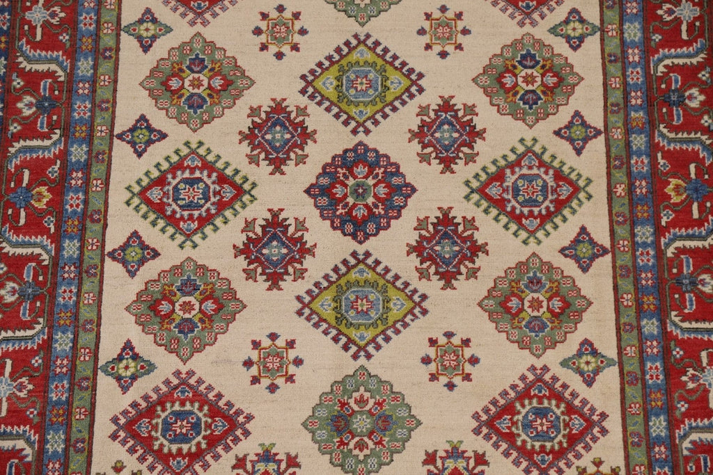 Geometric Kazak Oriental Area Rug 6x9