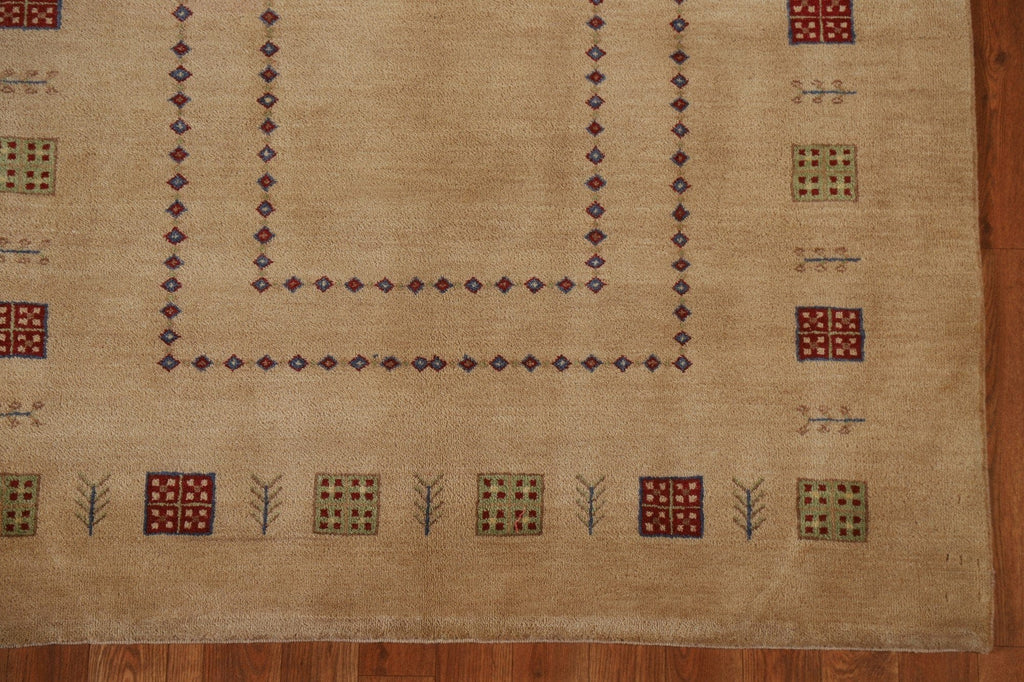 Handmade Gabbeh Kashkoli Oriental Area Rug 4x6