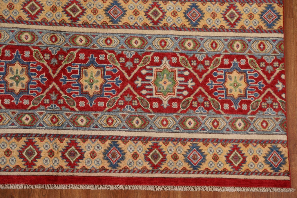 Striped Gabbeh Kashkoli Area Rug 7x10