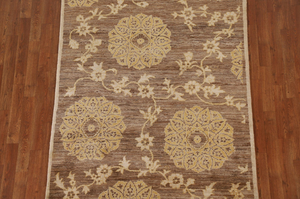 Floral Gabbeh Kashkoli Oriental Area Rug 5x7