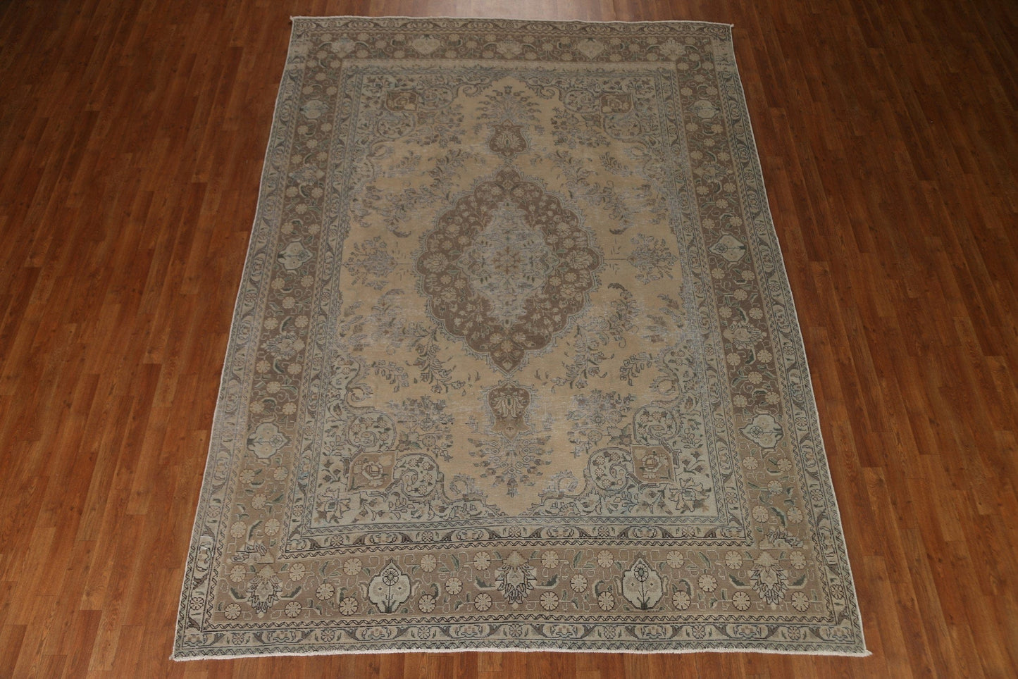 Vintage Tabriz Persian Area Rug 8x11