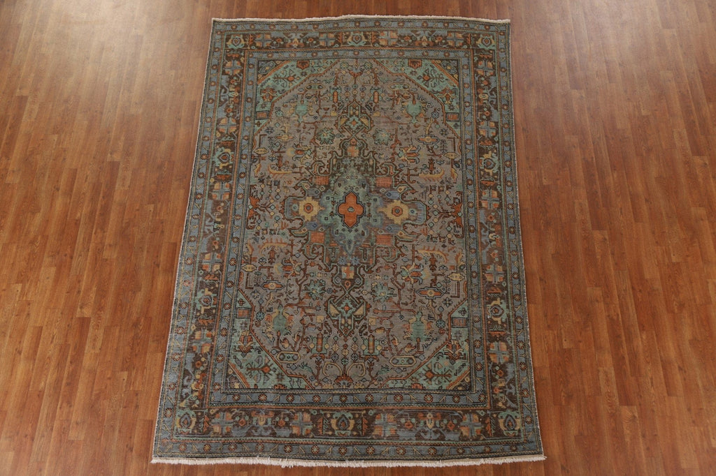 Geometric Tabriz Persian Area Rug 6x10