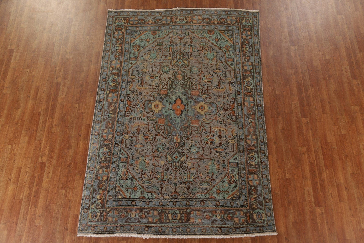 Geometric Tabriz Persian Area Rug 6x10