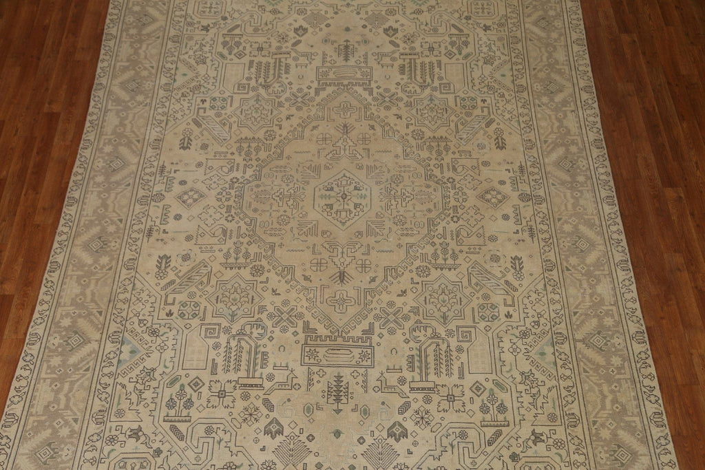 Distressed Tabriz Persian Area Rug 8x12