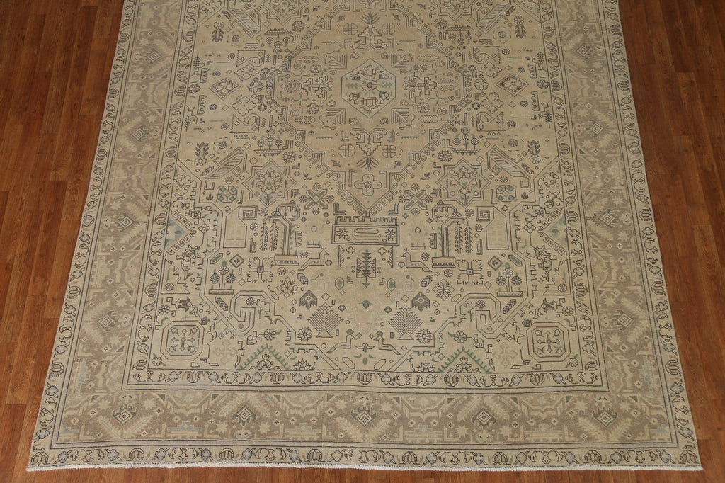 Distressed Tabriz Persian Area Rug 8x12