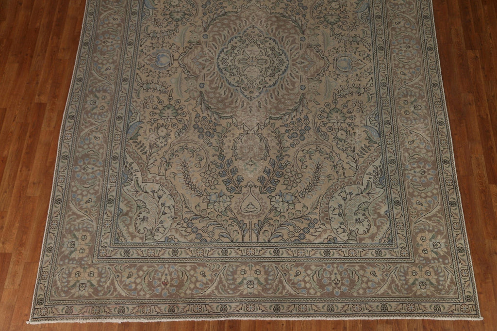 Distressed Tabriz Persian Area Rug 8x11