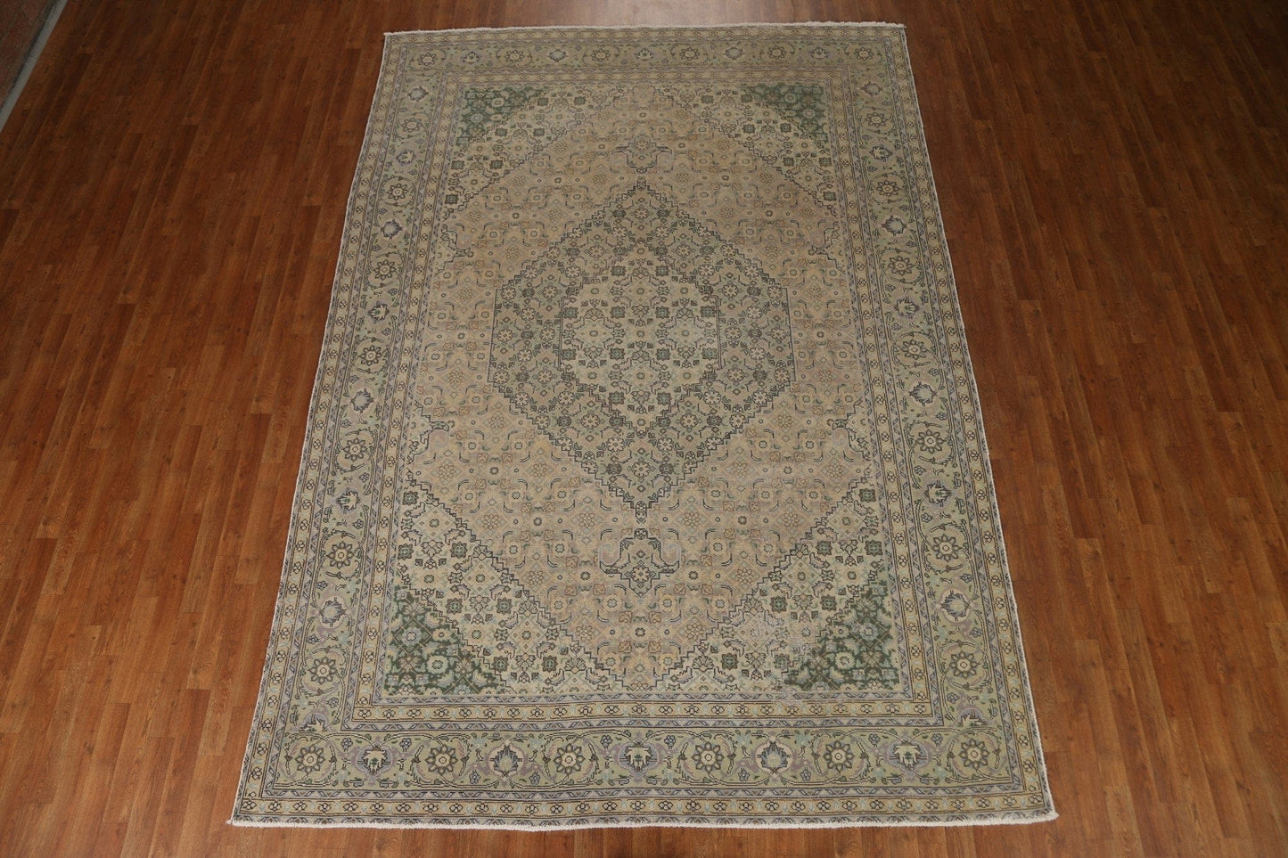 Distressed Tabriz Persian Area Rug 8x11