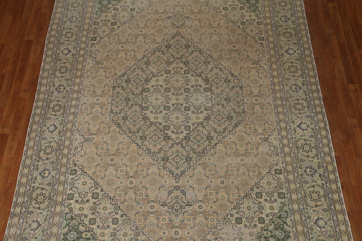 Distressed Tabriz Persian Area Rug 8x11