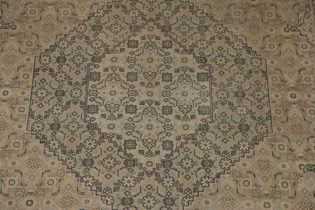 Distressed Tabriz Persian Area Rug 8x11