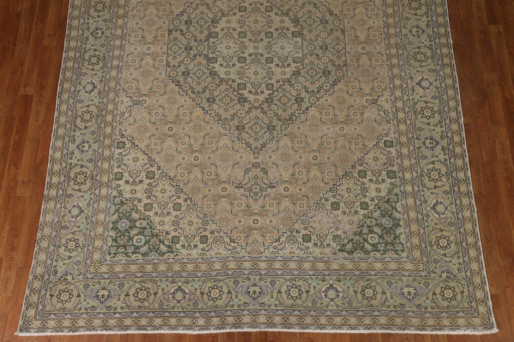 Distressed Tabriz Persian Area Rug 8x11