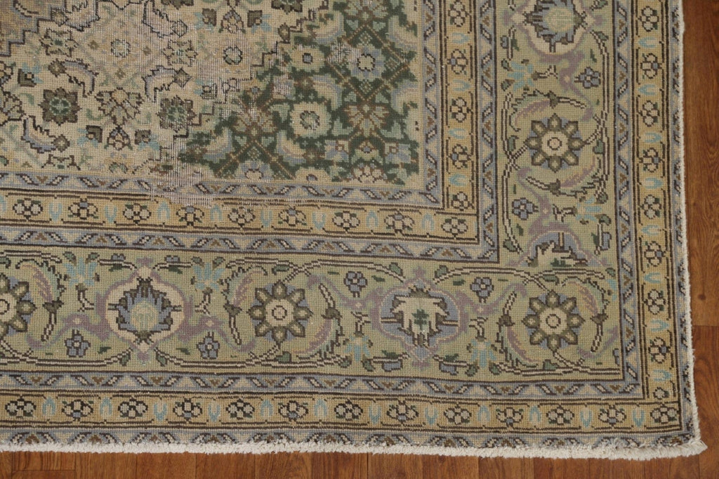 Distressed Tabriz Persian Area Rug 8x11