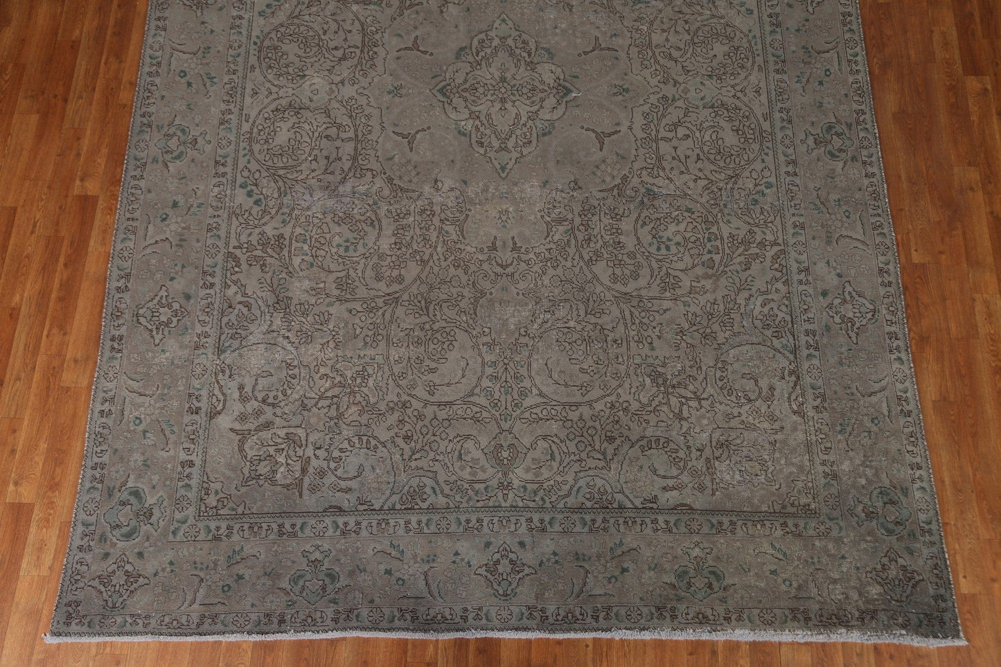 Distressed Over-Dyed Tabriz Persian Area Rug 8x11