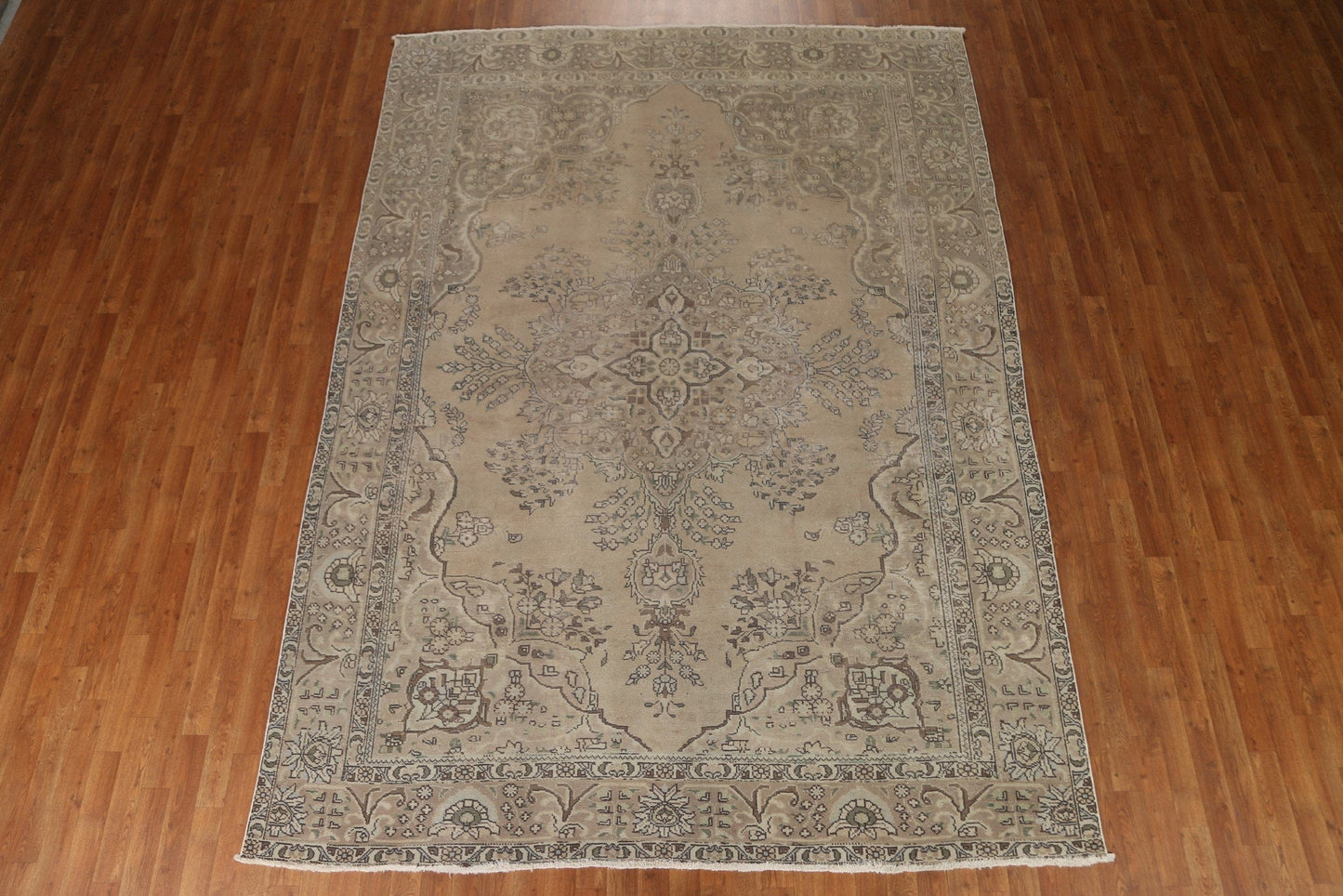 Distressed Tabriz Persian Area Rug 8x11