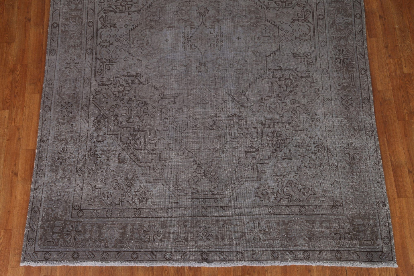 Distressed Over-Dyed Tabriz Persian Area Rug 6x9