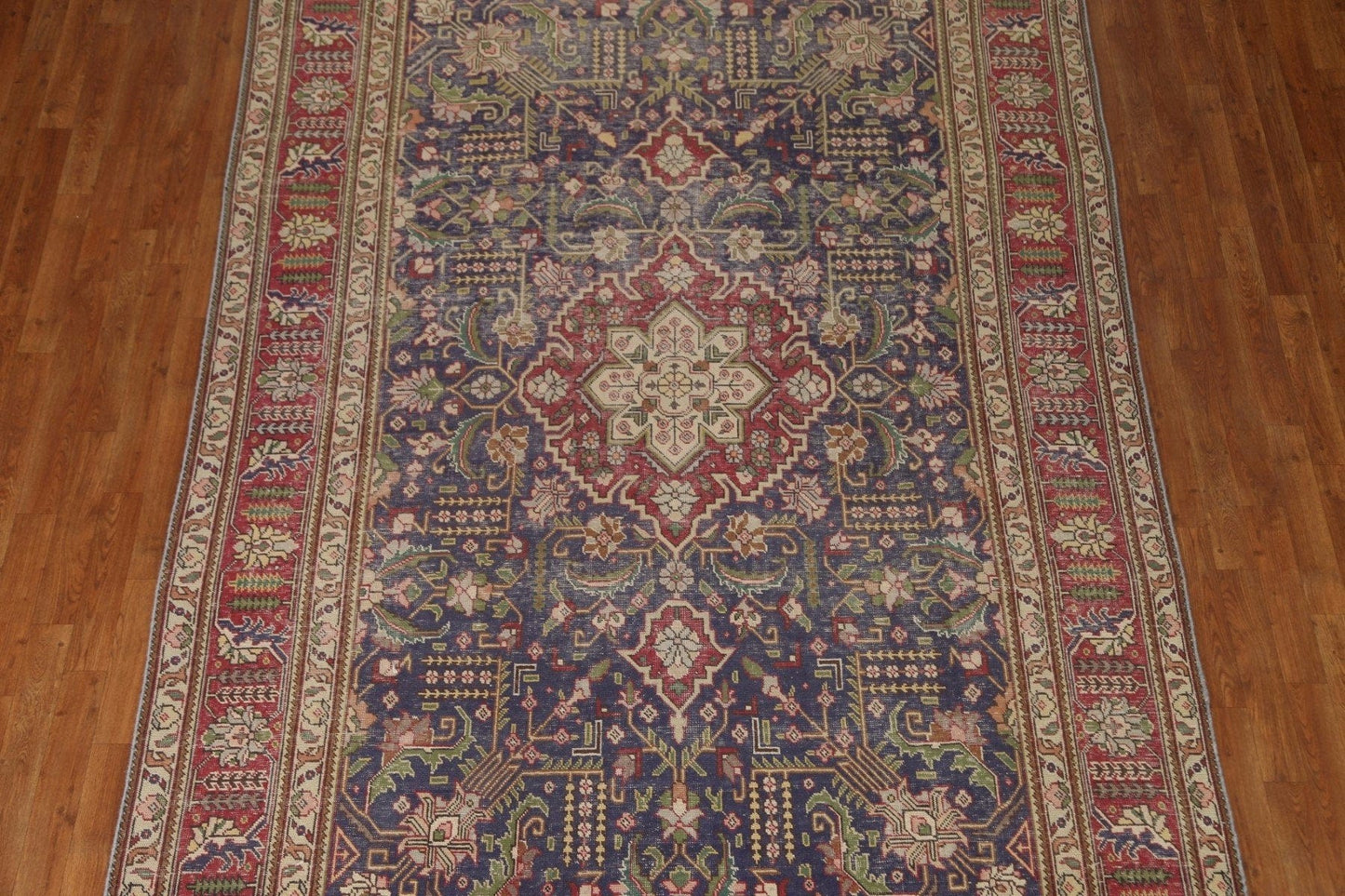 Geometric Tabriz Persian Area Rug 7x11