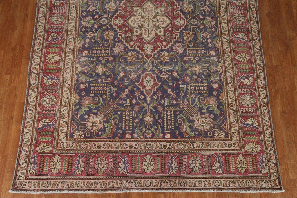 Geometric Tabriz Persian Area Rug 7x11