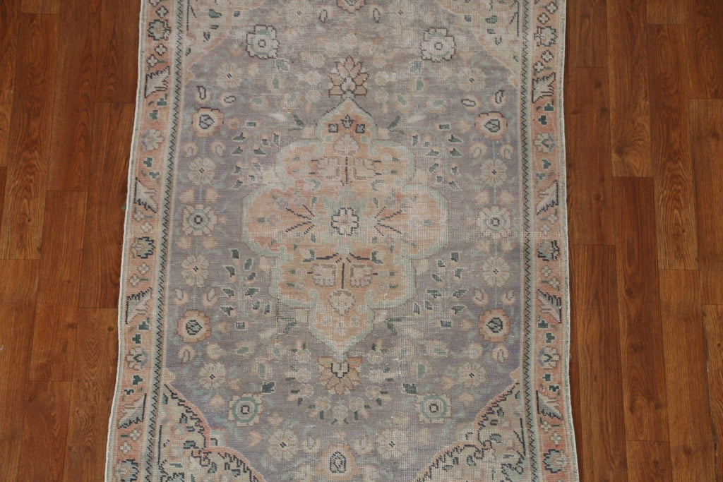 Vintage Wool Tabriz Persian Area Rug 3x4