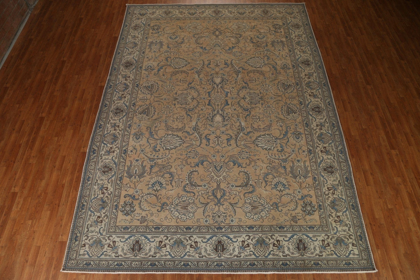 Distressed Tabriz Persian Large Area Rug 10x14