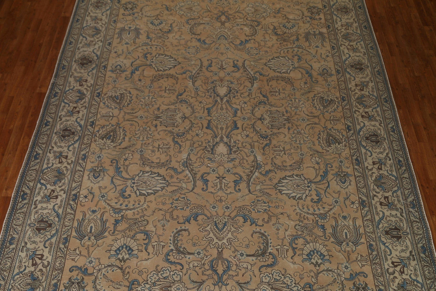 Distressed Tabriz Persian Large Area Rug 10x14