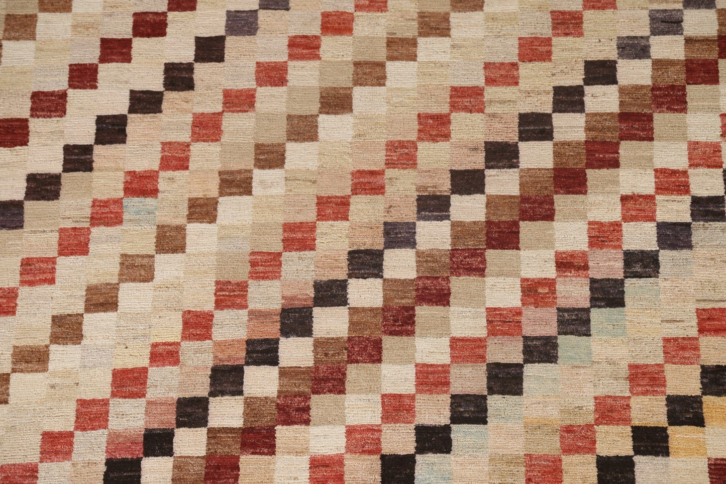 Checkered Gabbeh Kashkoli Oriental Area Rug 5x6