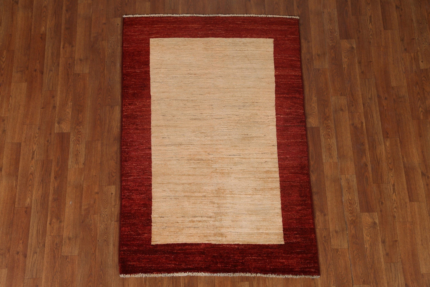 Bordered Gabbeh Kashkoli Oriental Rug 3x5