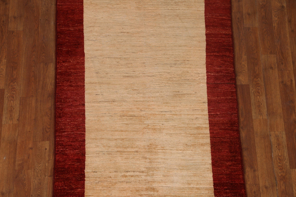 Bordered Gabbeh Kashkoli Oriental Rug 3x5