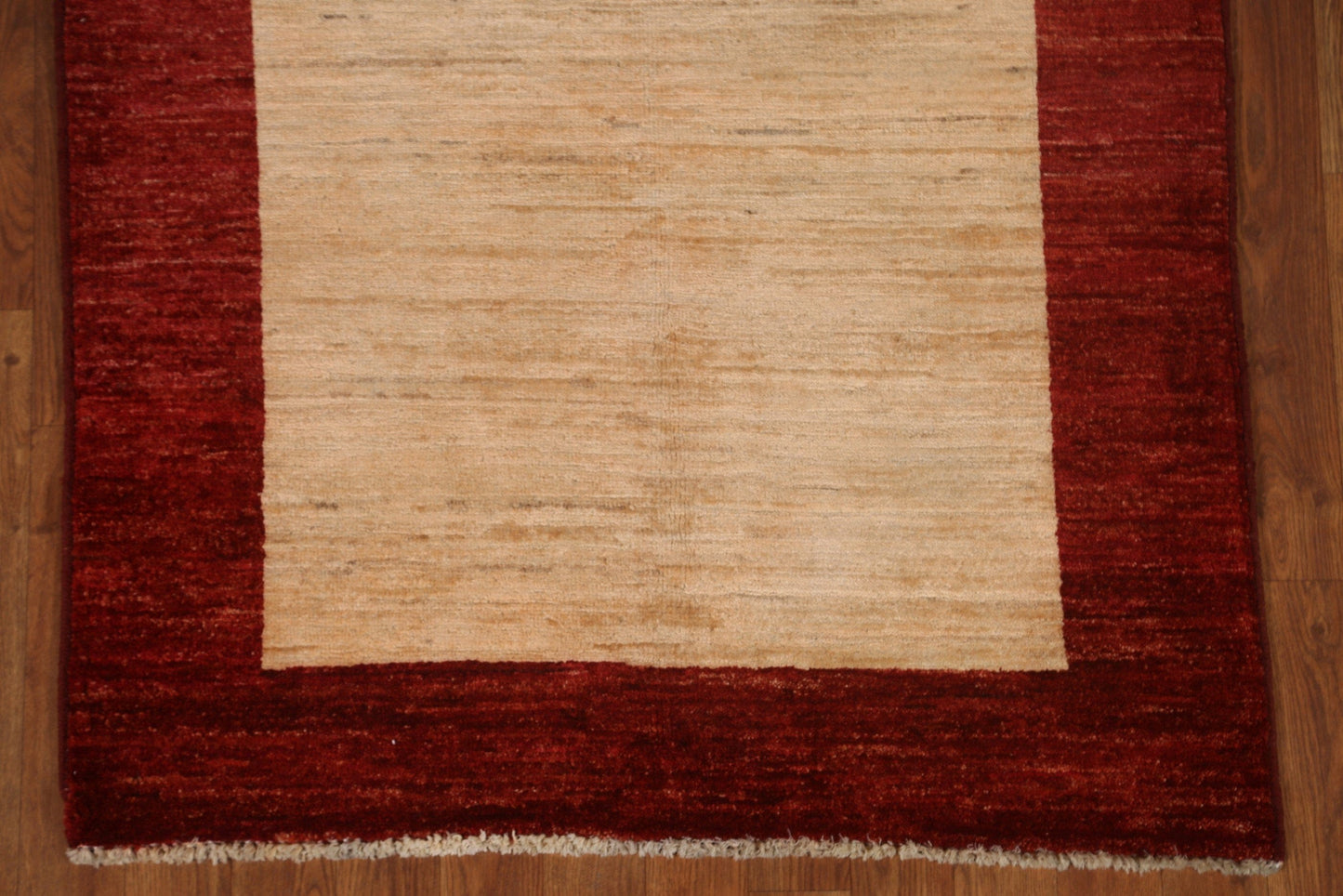 Bordered Gabbeh Kashkoli Oriental Rug 3x5