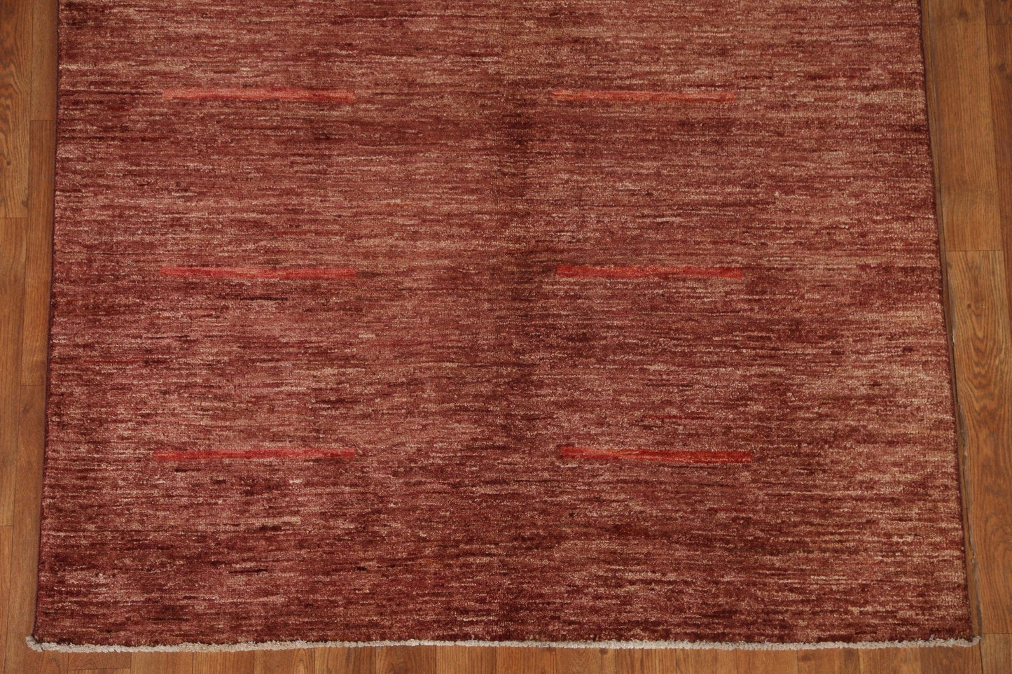 Copper Color Gabbeh Kashkoli Area Rug 4x5