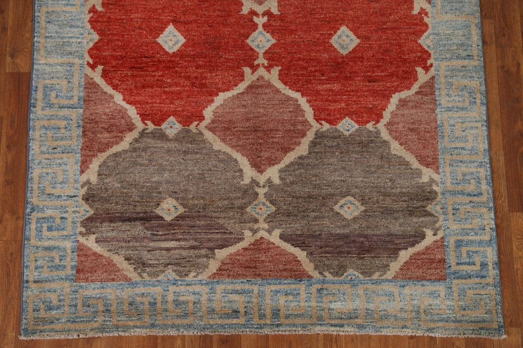 Handmade Gabbeh Kashkoli Area Rug 5x6