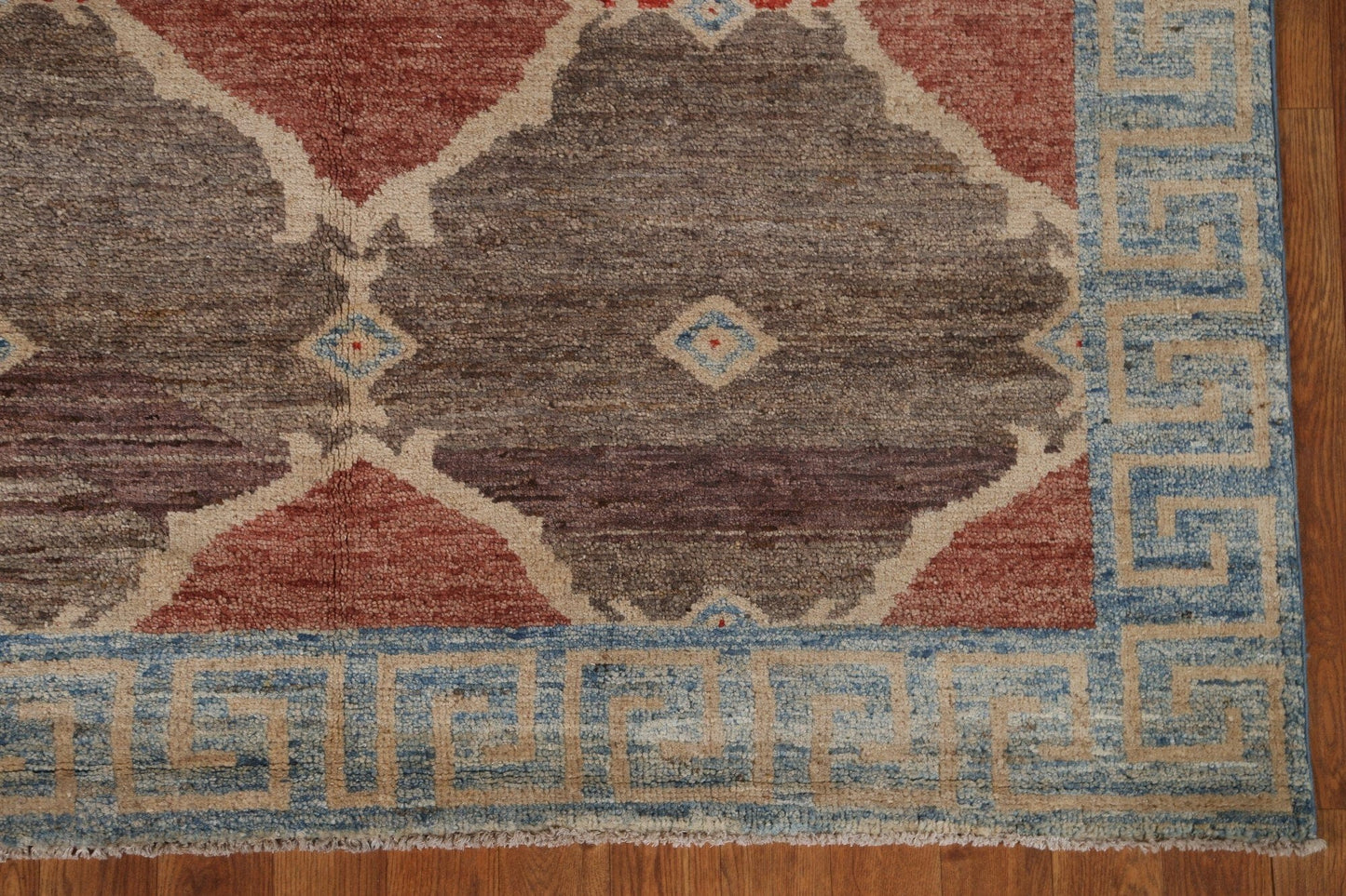 Handmade Gabbeh Kashkoli Area Rug 5x6