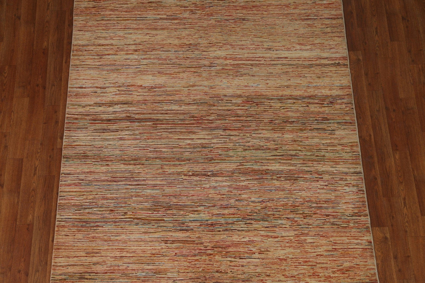 Striped Gabbeh Kashkoli Oriental Area Rug 5x6