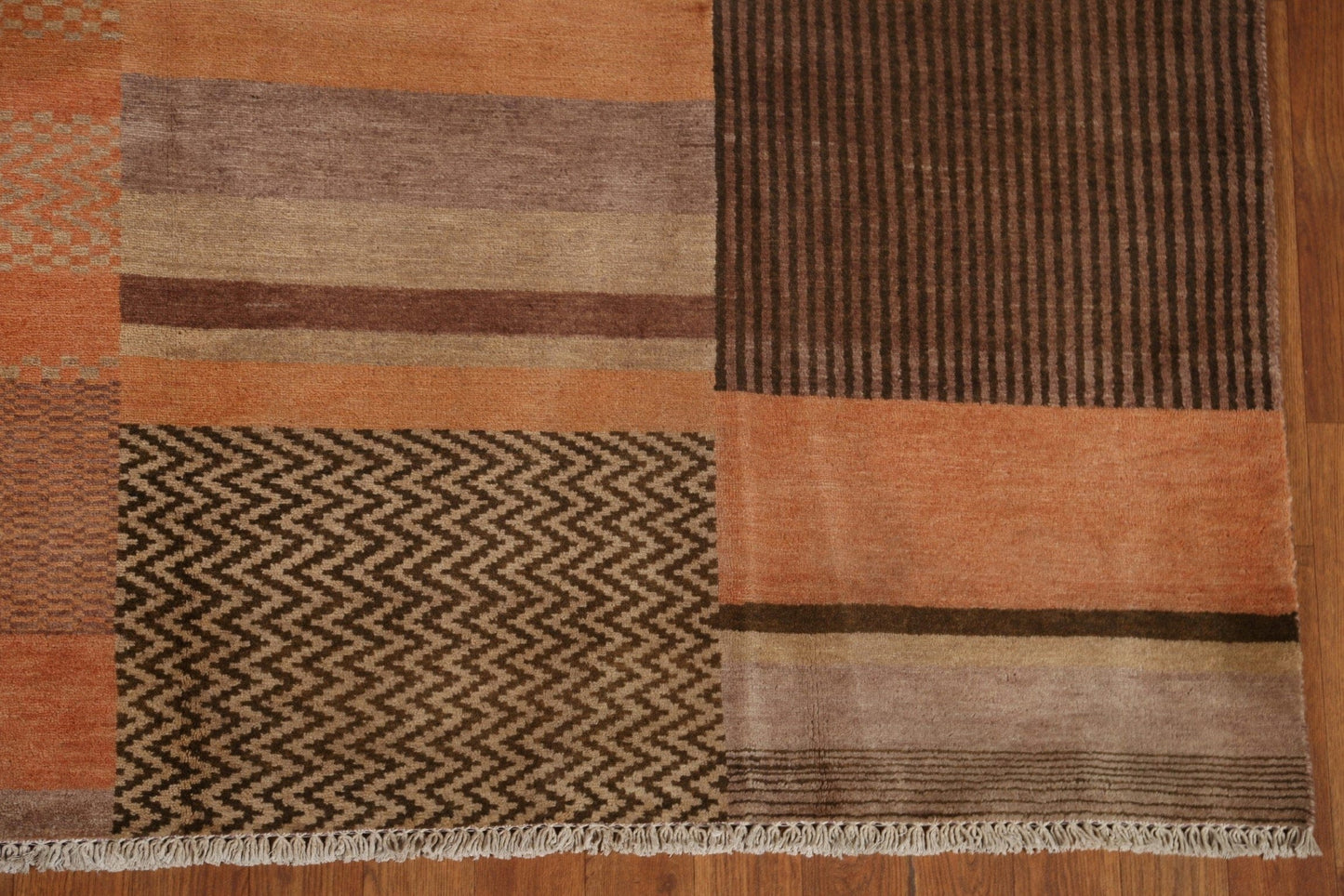 Geometric Gabbeh Kashkoli Modern Area Rug 6x9