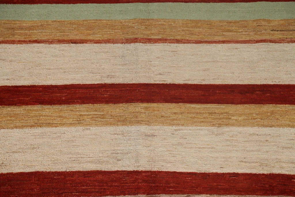 Contemporary Gabbeh Kashkoli Wool Area Rug 6x9