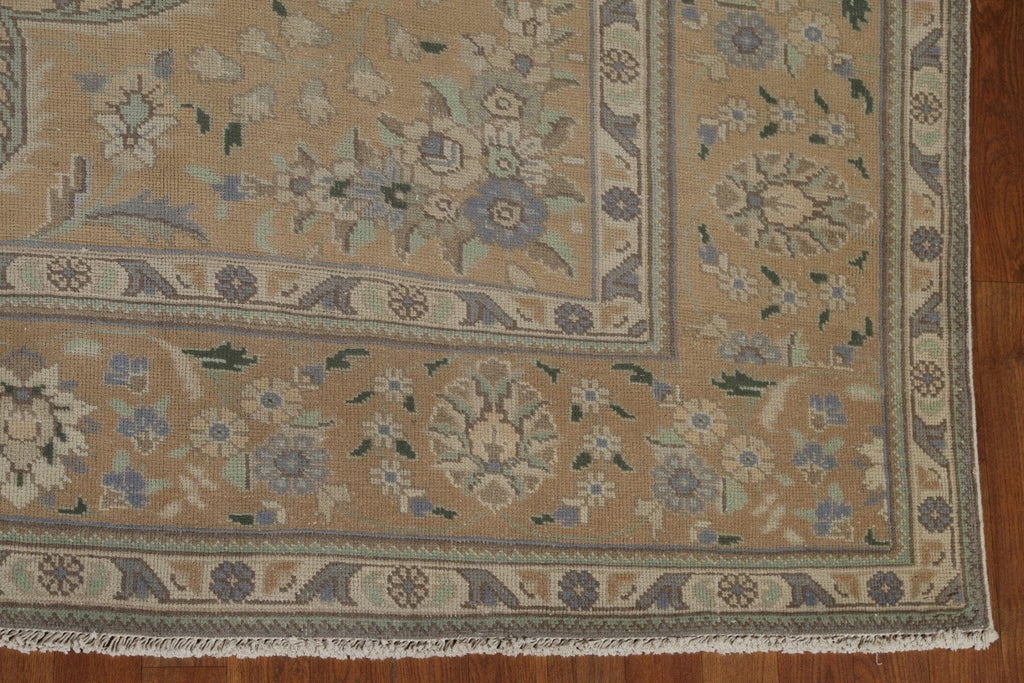 Distressed Tabriz Persian Area Rug 10x13